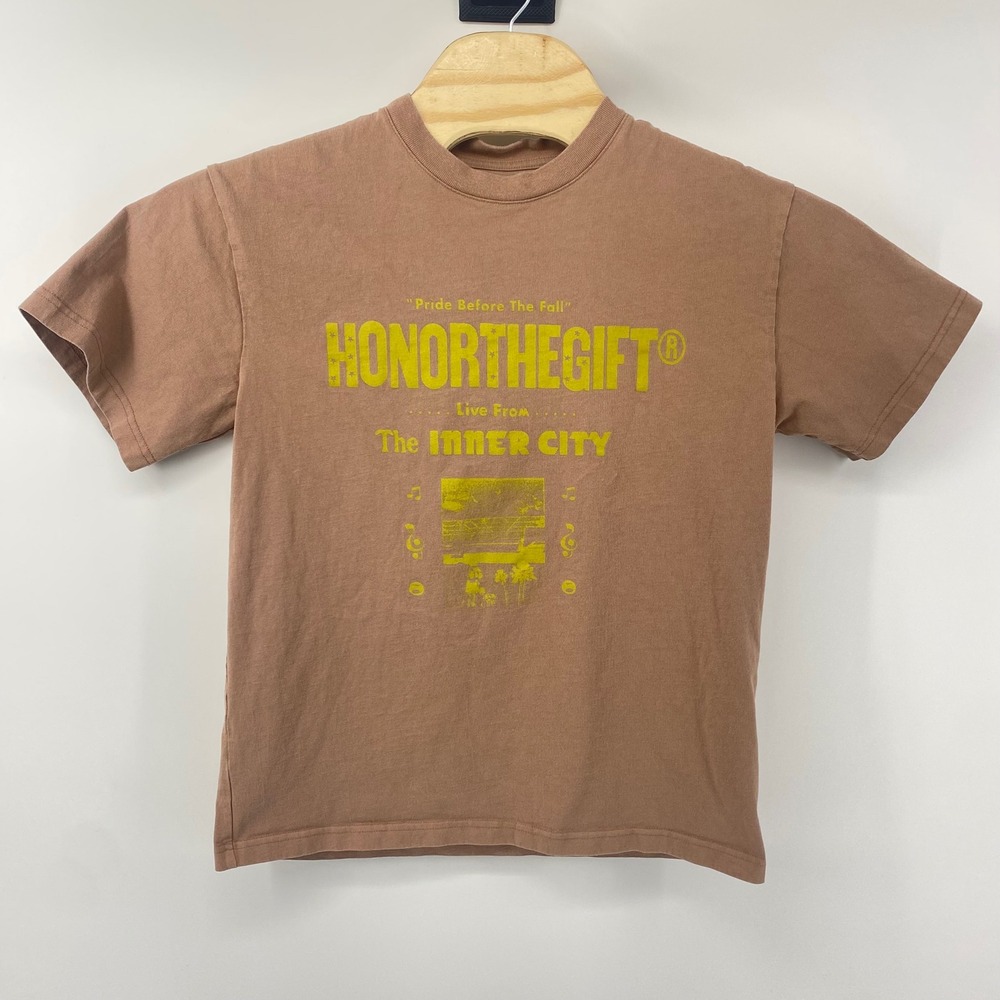 Honor The Gift T Shirt Men S Mauve Live From The Inner City Graphic Tee
